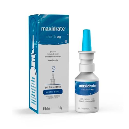 Maxidrate 6,0mg/g Gel de Uso Nasal Frasco 30g