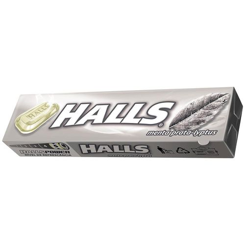 Bala Halls Menta Prata 28g