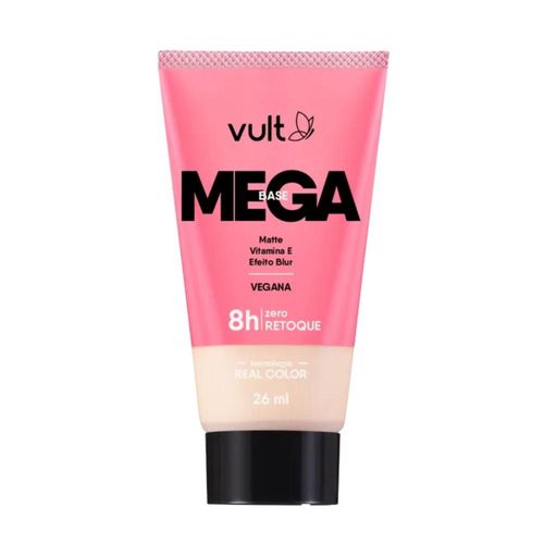 Base Líquida Vult Matte Mega Cor V200 26ml
