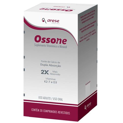 Suplemento Vitamínico Mineral Ossone com 30 Comprimidos Revestidos