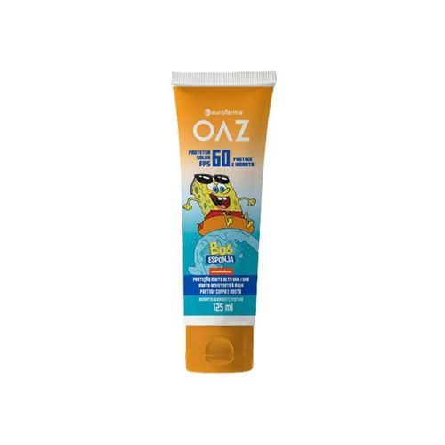 Protetor Solar Bob Esponja OAZ FPS 60 125ml