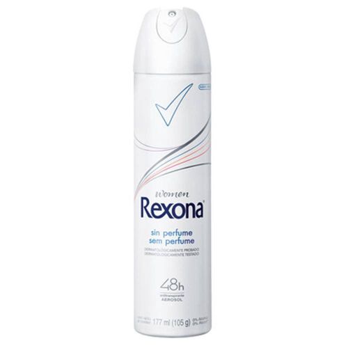 Desodorante Rexona Aerosol Feminino sem Perfume 175ml