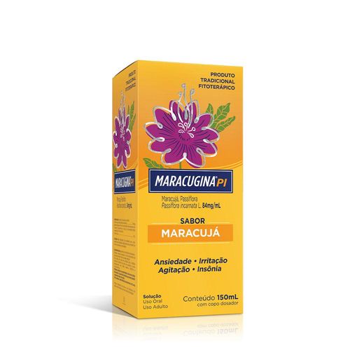 Maracugina PI 84mg/ml Solução de Uso Oral Sabor Maracujá Frasco 150ml