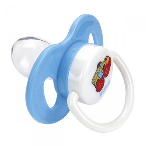 Chupeta Ortodôntica Kuka Plus Recém Nascido Azul Decorada com 1 Unidade