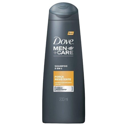 Shampoo 2 em 1 Dove Men Care Força Resistente 200ml