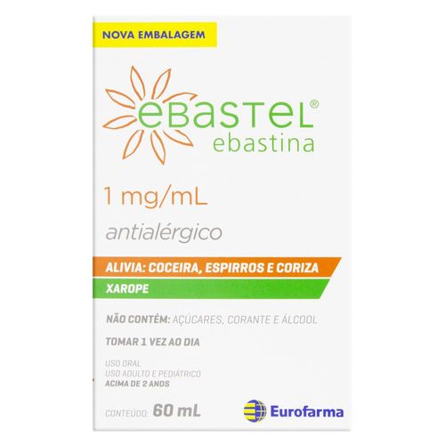Ebastel 1mg/ml Solução de Uso Oral 60ml