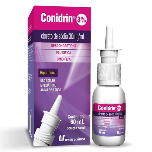 Conidrin 3% 30mg/ml Solução Nasal Spray 60ml