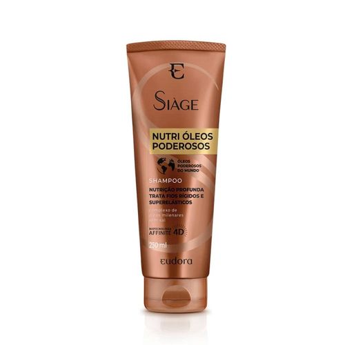 Shampoo Siàge Eudora Nutri Óleos Poderosos 250ml