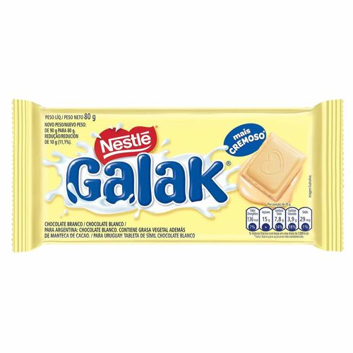 Chocolate Branco Nestlé Galak 80g