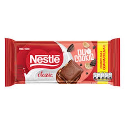 Tablete de Chocolate Nestlé Classic Duo Cookie 150g