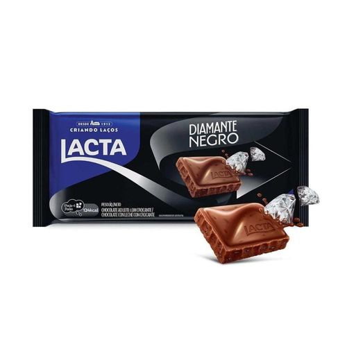Chocolate ao Leite Lacta Diamante Negro 80g