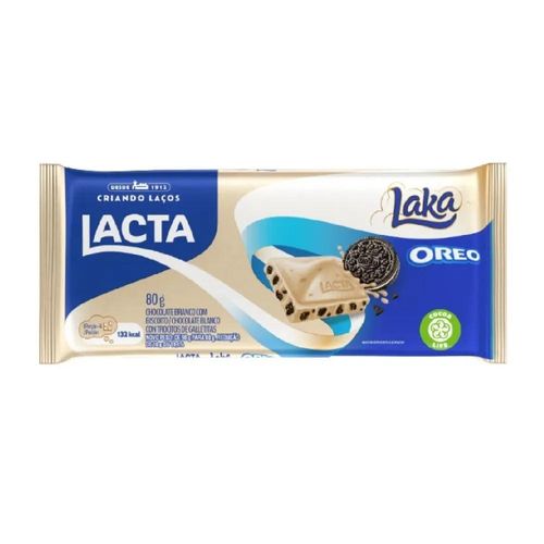 Barra de Chocolate Laka Oreo 80g