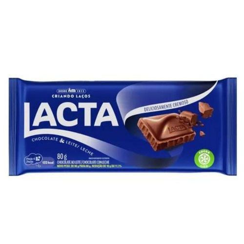 Chocolate Lacta ao Leite 80g