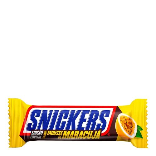 Chocolate Snickers Sabor Mousse de Maracujá 42g