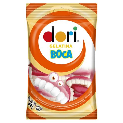 Balas de Gelatina Dori Formato Boca 60g