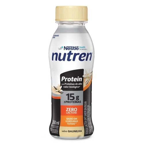 Nutren Protein Baunilha Zero Lactose 260ml