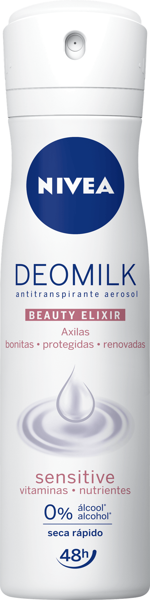 Desodorante Antitranspirante Aerosol Nivea Deomilk Sensitive 150ml