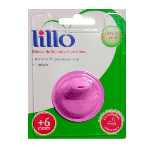Bico Bebedor de Reposição Copo Colors Rosa Lillo com 1 Unidade