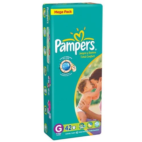 Pampers Fralda Total Confort Tamanho G com 38 Unidades