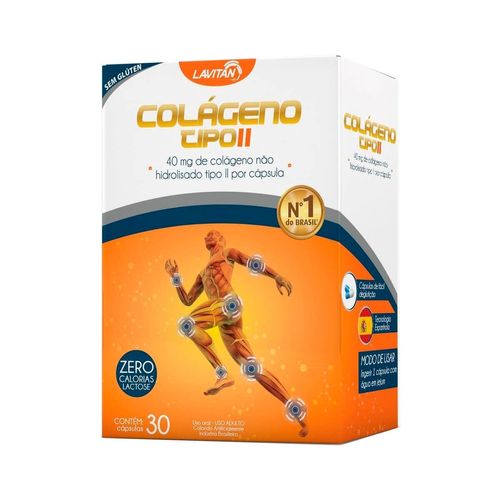 Lavitan Colágeno Tipo II 40mg com 30 Cápsulas