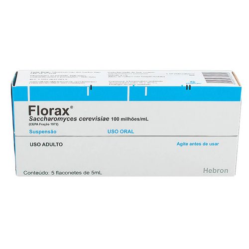 Florax SM 100UI/ml Suspensão de Uso Oral com 5 Flaconetes com 5ml