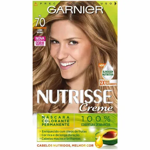 Tintura Nutrisse Creme 70 Louro Mel com 1 Unidade