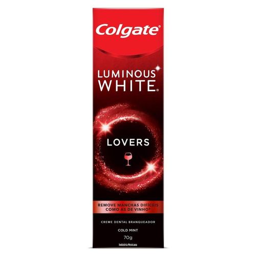 Creme Dental Luminous White Manchas de Vinho Colgate 70g