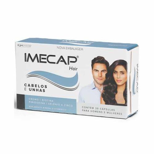Suplemento Vitamínico Imecap Hair 30 Cápsulas