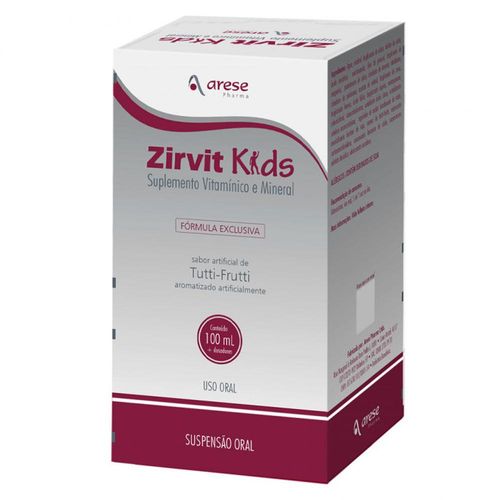 Vitamina Zirvit Kids Suspensão Oral 100ml