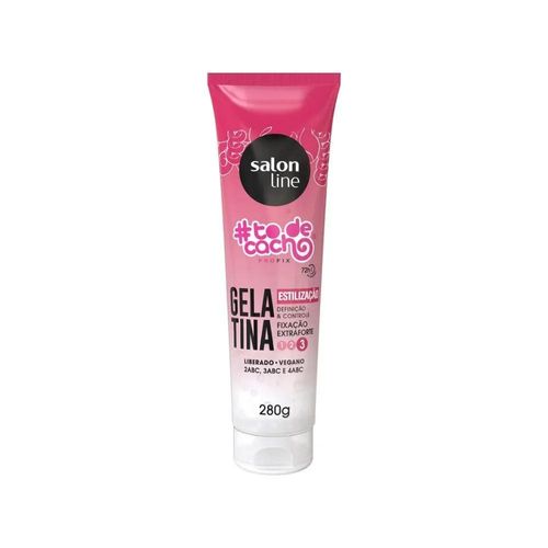 Gelatina Capilar Salon Line #Todecacho Estilização Fixação Extra Forte 280g