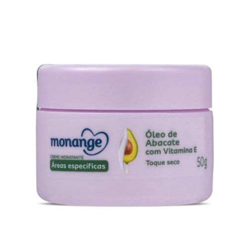 Creme Hidratante para Áreas Específicas Monange Óleo de Abacate com Vitamina E 50g