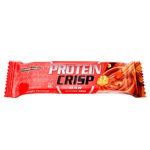 Barra Protein Crisp Integralmédica Sabor Churros com Doce de Leite 45g