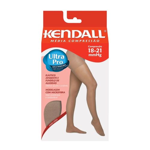 Meia-Calça Feminina Média Compressão 18-21mmHg Ponteira Fechada Kendall com 1 Unidade