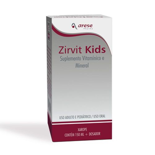Suplemento Vitamínico e Mineral Suspenção Zirvit Kids 150ml