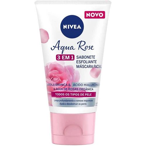 Nivea Sabonete Líquido Facial 3 em 1 Aqua Rose 150ml