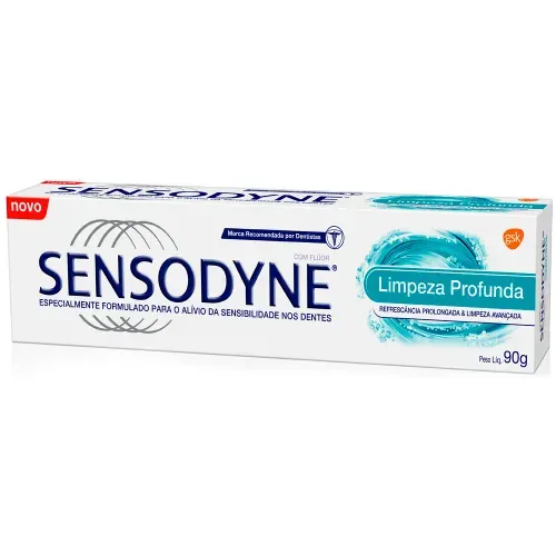 Creme Dental Sensodyne Limpeza Profunda 90g