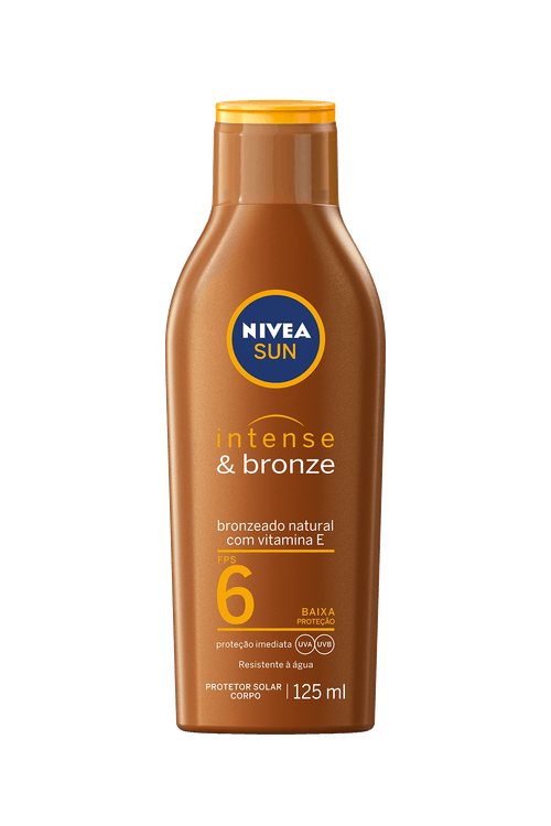 Loção Bronzeadora Nivea Sun Intense & Bronze FPS 6 125ml