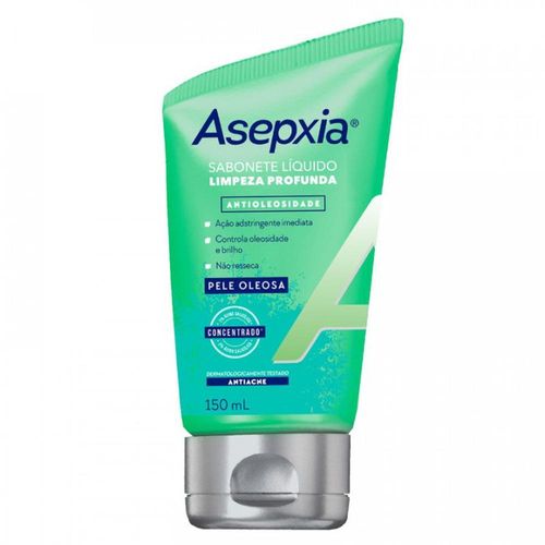 Sabonete Líquido Limpeza Profunda Antioleosidade Asepxia 150ml