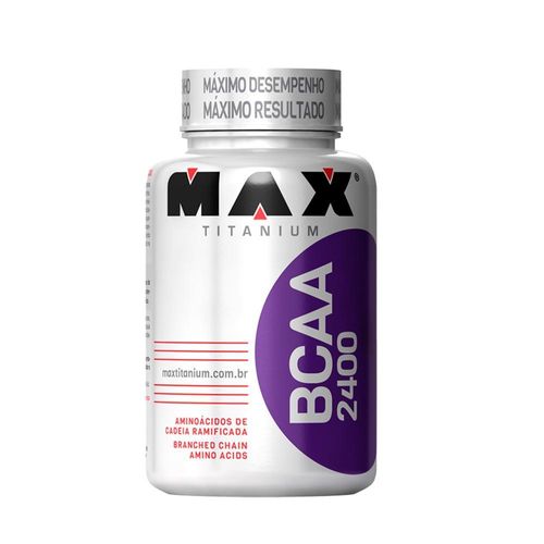 BCAA 2400 Max Titanium com 100 Cápsulas