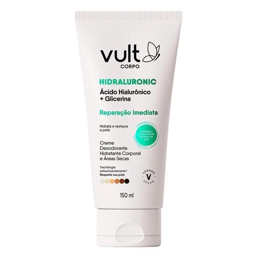 Creme Hidratante Desodorante Corporal Vult Reparação Imediata Áreas Secas 150ml