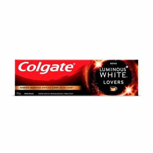 Creme Dental Colgate Luminous White Lovers 70g