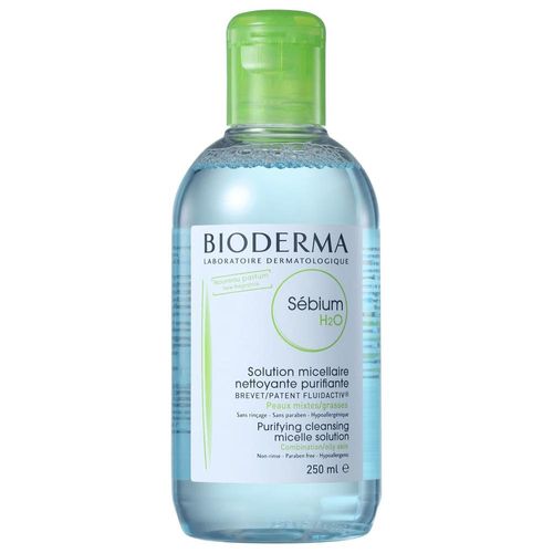 Água Micelar Demaquilante Sébium H2O para Peles Oleosas Antioleosidade Bioderma 250ml