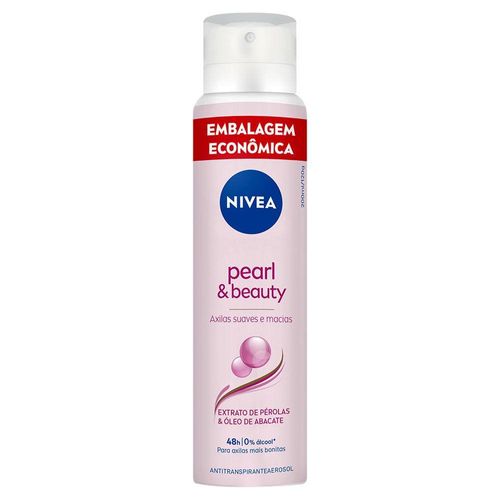 Desodorante Antitranspirante Aerosol Nivea Pearl & Beauty Feminino 48H 200ml