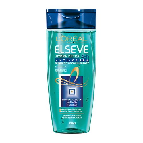 Shampoo Hydra Detox 48h Anti Caspa Elseve 200ml