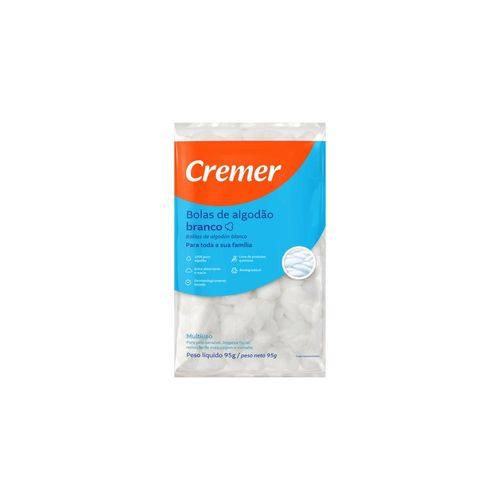 Bolas de Algodão Cremer Pacote 95g