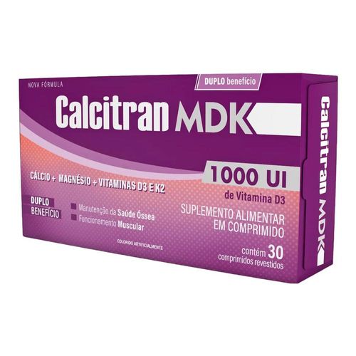 Calcitran Mdk com 30 Comprimidos Revestidos