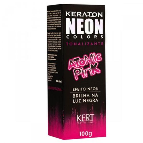 Tonalizante Capilar Keraton Neon Colors Atomic Pink 100g