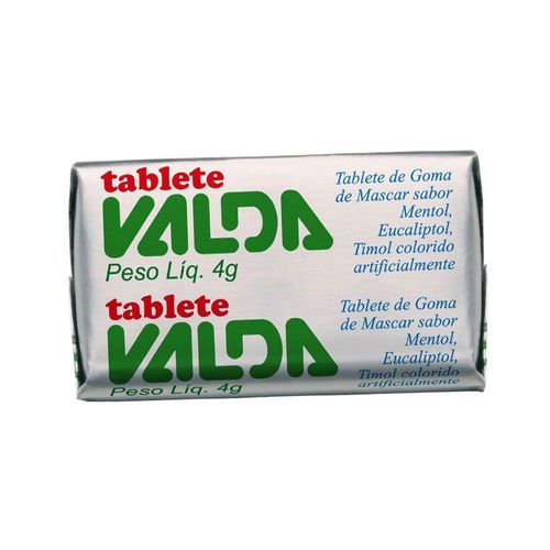 Chiclete em Tablete Valda 4g