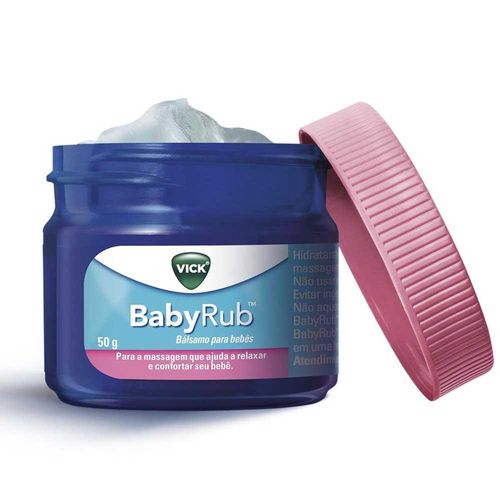 Pomada Calmante Vick BabyRub Infantil 50g