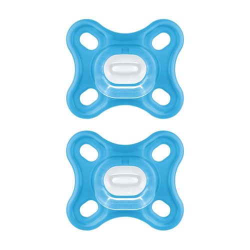 Chupeta Mam Comfort 6 Meses Azul Tamanho 1 com 2 Unidades